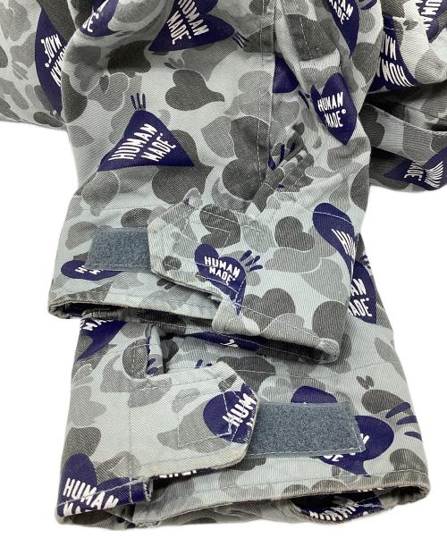 HUMAN MADE（ヒューマンメイド）HUMAN MADE (ヒューマンメイド) M-65 HEART CAMO FIELD JACKET グレー サイズ:Lの古着・服飾アイテム