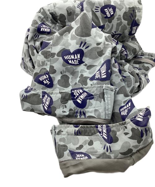 HUMAN MADE（ヒューマンメイド）HUMAN MADE (ヒューマンメイド) M-65 HEART CAMO FIELD JACKET グレー サイズ:Lの古着・服飾アイテム