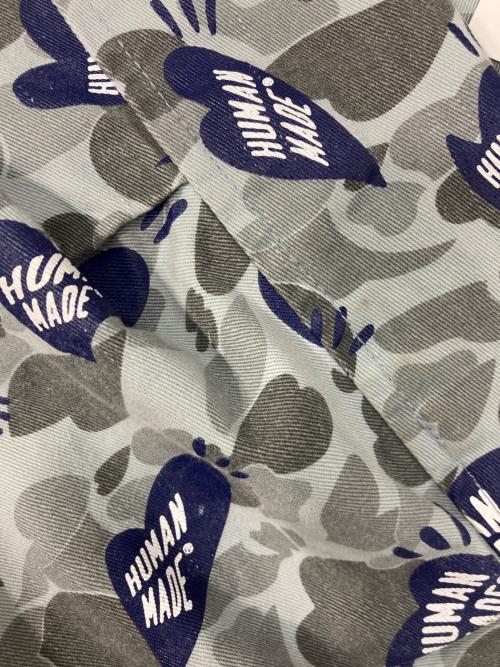 HUMAN MADE（ヒューマンメイド）HUMAN MADE (ヒューマンメイド) M-65 HEART CAMO FIELD JACKET グレー サイズ:Lの古着・服飾アイテム
