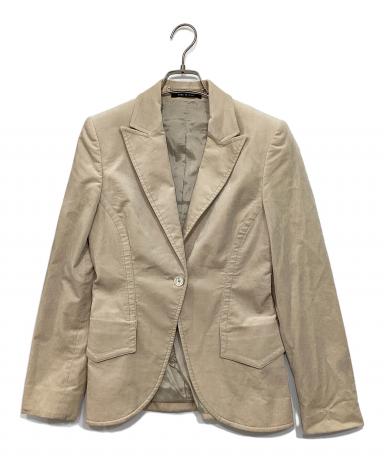 中古・古着通販】GUCCI (グッチ) ベロアジャケット ベージュ サイズ:38