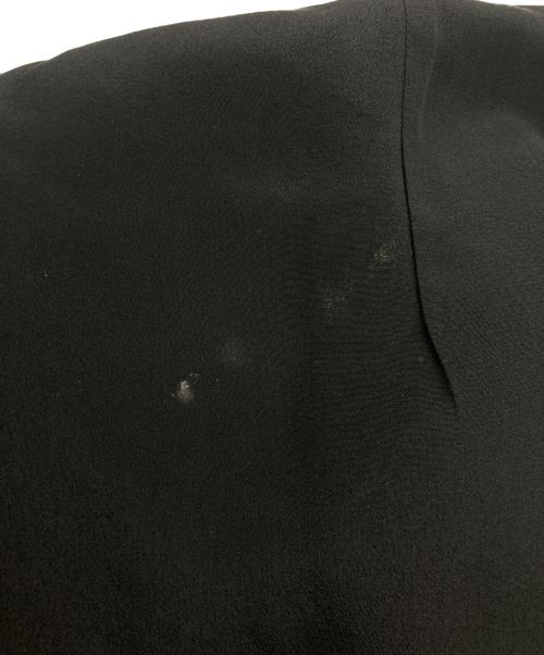 ALEXANDER McQUEEN（アレキサンダーマックイーン）ALEXANDER McQUEEN (アレキサンダーマックイーン) ショートスリーブツイードミニドレス ブラック サイズ:36の古着・服飾アイテム