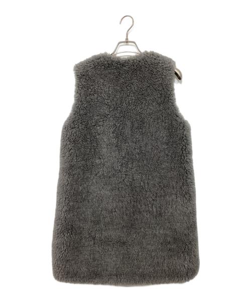 THE RERACS（ザ リラクス）THE RERACS (ザ リラクス) ボアベスト グレー サイズ:FREEの古着・服飾アイテム