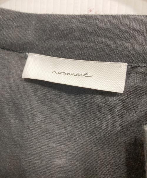 norment（ノーメント）norment (ノーメント) COTTON LINEN EMB YORK TUNIC ブラック サイズ:記載なしの古着・服飾アイテム