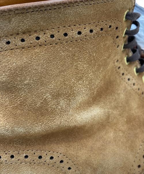 Alden（オールデン）Alden (オールデン) スエードウイングチップブーツ ベージュ サイズ:81/2の古着・服飾アイテム