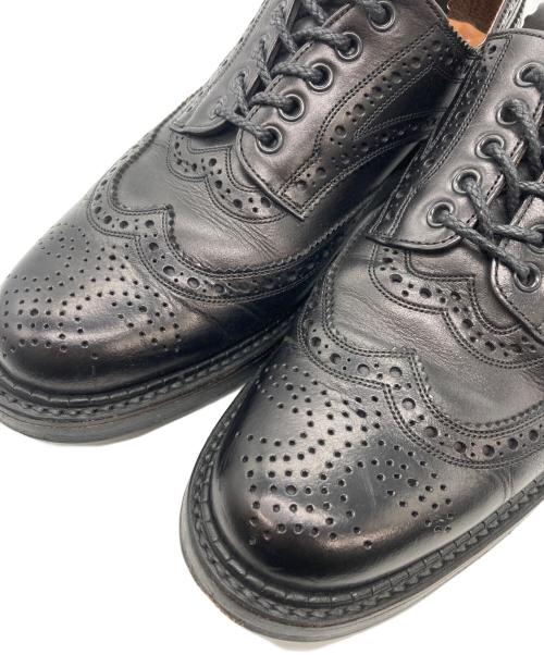 foot the coacher（フットザコーチャー）foot the coacher (フットザコーチャー) ウィングチップシューズ ブラック サイズ:7の古着・服飾アイテム