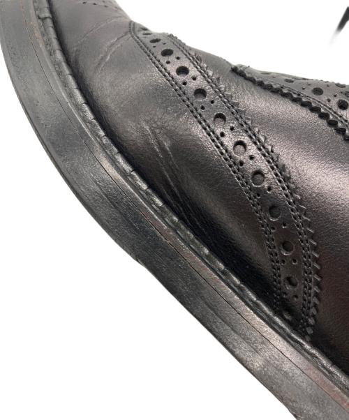 foot the coacher（フットザコーチャー）foot the coacher (フットザコーチャー) ウィングチップシューズ ブラック サイズ:7の古着・服飾アイテム