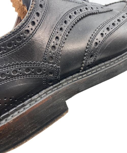 foot the coacher（フットザコーチャー）foot the coacher (フットザコーチャー) ウィングチップシューズ ブラック サイズ:7の古着・服飾アイテム