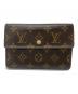 LOUIS VUITTON（ルイ ヴィトン）の古着「3つ折り財布」｜ブラウン