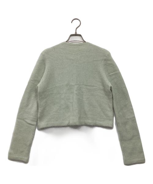 Plage（プラージュ）Plage (プラージュ) Cashmere Mix Fur カーディガン ライトグリーン サイズ:FREEの古着・服飾アイテム