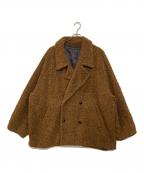 My Beautiful Landletマイビューティフルランドレット）の古着「オーバーサイズPコート」｜レッド