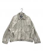 MAISON SPECIALメゾンスペシャル）の古着「Three-Dimensional Prime-Over Cutting Denim Jacket」｜グレー