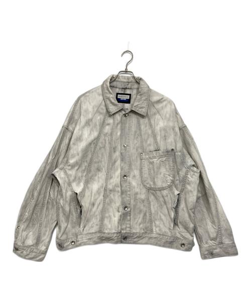 MAISON SPECIAL（メゾンスペシャル）MAISON SPECIAL (メゾンスペシャル) Three-Dimensional Prime-Over Cutting Denim Jacket グレー サイズ:2の古着・服飾アイテム