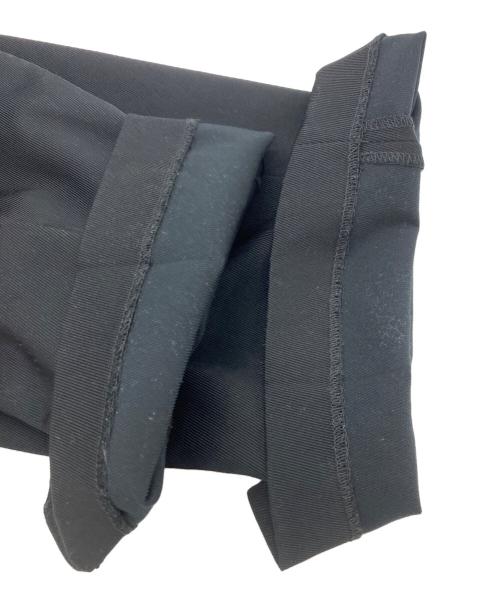 MAISON SPECIAL（メゾンスペシャル）MAISON SPECIAL (メゾンスペシャル) Triacetate Slit Straight Pants/トリアセテートスリットストレートパンツ ブラック サイズ:1の古着・服飾アイテム