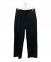 MAISON SPECIAL（メゾンスペシャル）の古着「Triacetate Slit Straight Pants/トリアセテートスリットストレートパンツ」｜ブラック