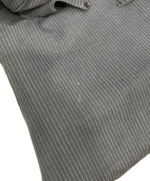 45R（フォーティファイブ・アール）45R (フォーティファイブ・アール) ストライプワンピース ネイビーの古着・服飾アイテム