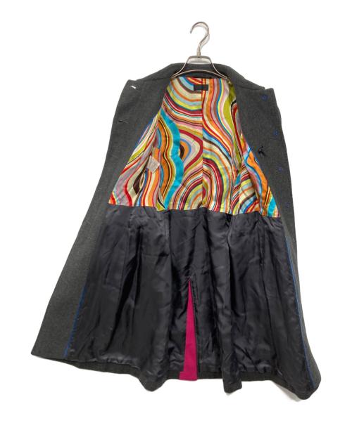 Paul Smith BLACK（ポールスミスブラック）Paul Smith BLACK (ポールスミスブラック) ステンカラーコート グレー サイズ:1の古着・服飾アイテム