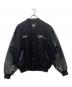 Roots（ルーツ）の古着「袖レザースタジャン」｜ブラック