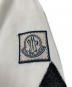 中古・古着 MONCLER GAMME BLEU (モンクレール ガム ブルー) GIACCA ダウンテーラードジャケット ブラック×ホワイト サイズ:2：40000円