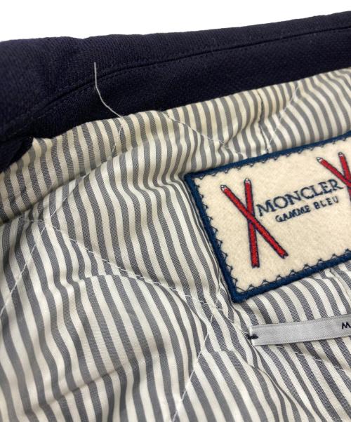 MONCLER GAMME BLEU（モンクレール ガム ブルー）MONCLER GAMME BLEU (モンクレール ガム ブルー) GIACCA ダウンテーラードジャケット ネイビー サイズ:3の古着・服飾アイテム