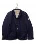 MONCLER GAMME BLEU（モンクレール ガム ブルー）の古着「GIACCA ダウンテーラードジャケット」｜ネイビー