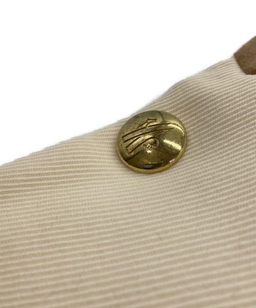 MONCLER GAMME BLEU（モンクレール ガム ブルー）MONCLER GAMME BLEU (モンクレール ガム ブルー) GIACCA ダウンテーラードジャケット ベージュ×アイボリー×グレー サイズ:2の古着・服飾アイテム