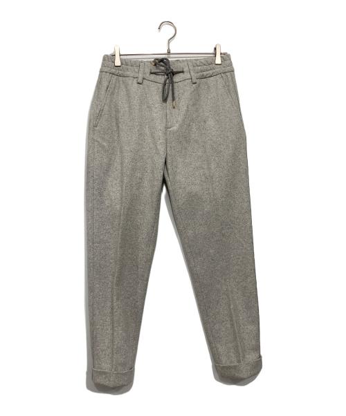 eleventy（イレブンティ）eleventy (イレブンティ) フェルト地セットアップ グレー サイズ:48の古着・服飾アイテム