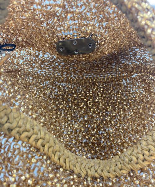 ANTEPRIMA（アンテプリマ）ANTEPRIMA (アンテプリマ) ターンロックワンショルダーワイヤーバッグ ゴールドの古着・服飾アイテム