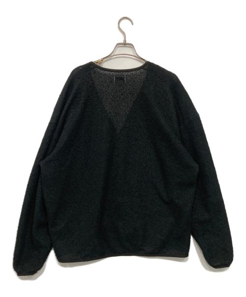 Name.（ネーム）Name. (ネーム) CURL YARN ZIP UP CARDIGAN/カール　ヤーン　ジップアップ　カーディガン ブラック サイズ:2の古着・服飾アイテム