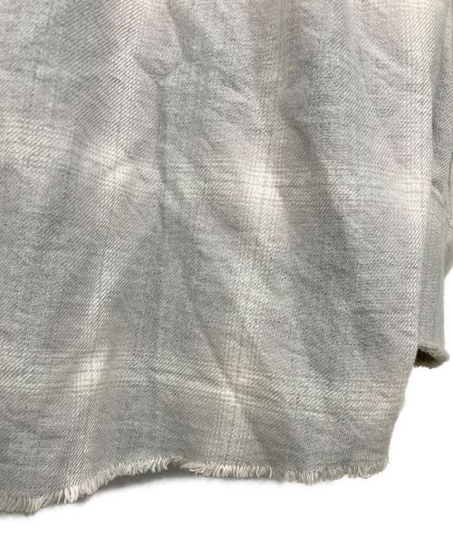 Name.（ネーム）Name. (ネーム) COTTON TWILL OMBRE CUT-OFF REGULAR SHIRT/コットン　ツイル　オンブレ　カットオフ　レギュラー　シャツ ブルー サイズ:2の古着・服飾アイテム