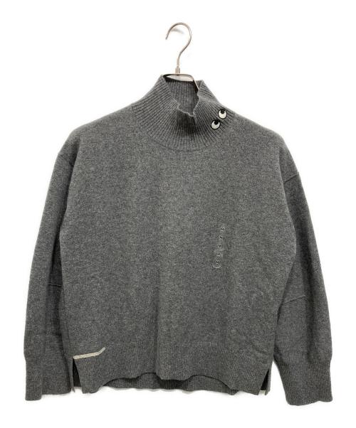 UNIQLO（ユニクロ）UNIQLO (ユニクロ) ANYA HINDMARCH (アニヤ・ハインドマーチ) カシミヤハイネックセーター グレー サイズ:M 未使用品の古着・服飾アイテム