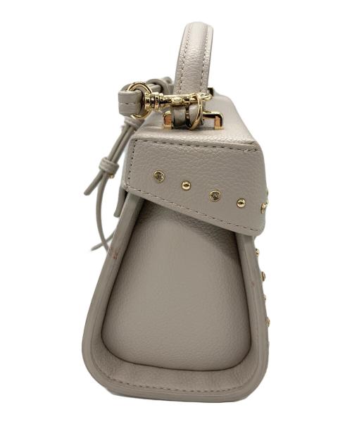 CELFORD（セルフォード）CELFORD (セルフォード) ビジュースタッズポシェット ベージュの古着・服飾アイテム