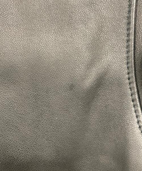 BEAUTY&YOUTH（ビューティーアンドユース）BEAUTY&YOUTH (ビューティーアンドユース) シープレザー シングル ライダースジャケット ブラック サイズ:Lの古着・服飾アイテム