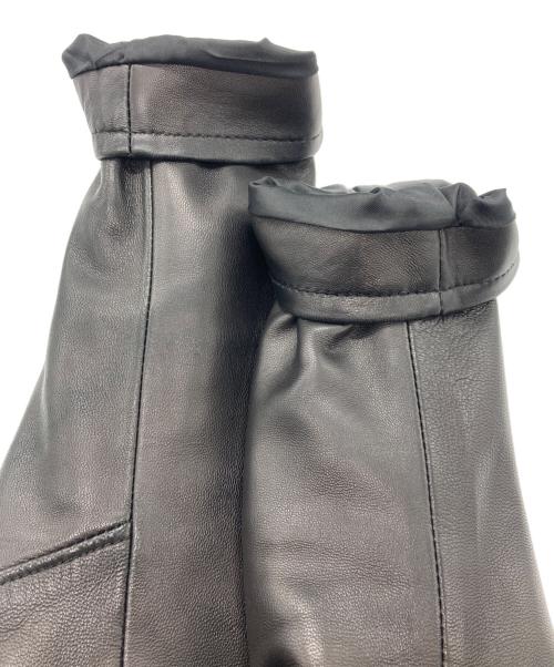 BEAUTY&YOUTH（ビューティーアンドユース）BEAUTY&YOUTH (ビューティーアンドユース) シープレザー シングル ライダースジャケット ブラック サイズ:Lの古着・服飾アイテム