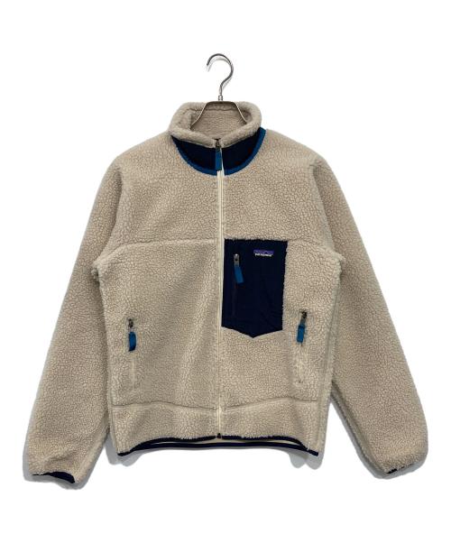 Patagonia（パタゴニア）Patagonia (パタゴニア) クラシック・レトロX・ジャケット ホワイト×ネイビー サイズ:Sの古着・服飾アイテム
