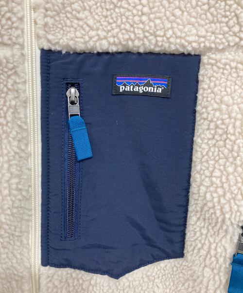 Patagonia（パタゴニア）Patagonia (パタゴニア) クラシック・レトロX・ジャケット ホワイト×ネイビー サイズ:Sの古着・服飾アイテム