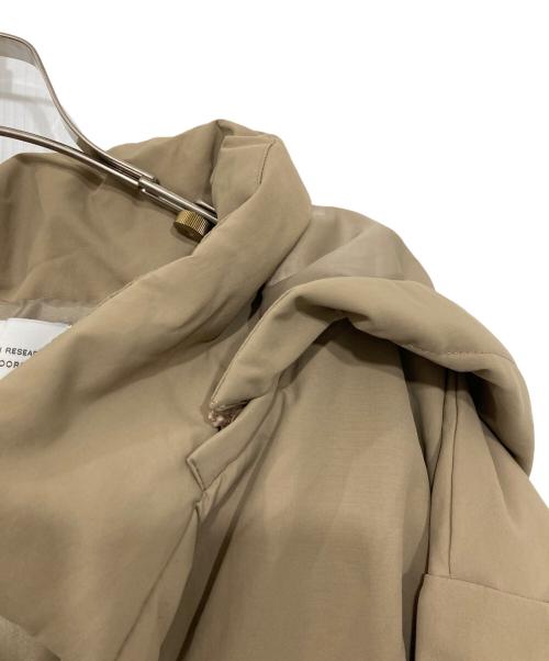 URBAN RESEARCH DOORS（アーバンリサーチドアーズ）URBAN RESEARCH DOORS (アーバンリサーチドアーズ) ミドルダウンジャケット ベージュ サイズ:Mの古着・服飾アイテム