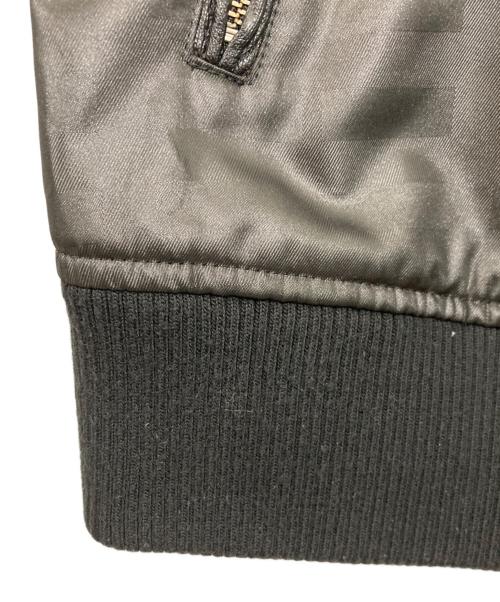 BURBERRY BLACK LABEL（バーバリーブラックレーベル）BURBERRY BLACK LABEL (バーバリーブラックレーベル) ダブルジップジャケット ブラック サイズ:Ｍの古着・服飾アイテム