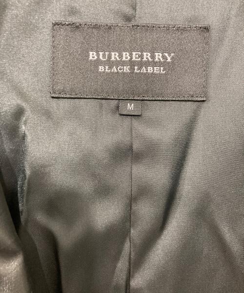 BURBERRY BLACK LABEL（バーバリーブラックレーベル）BURBERRY BLACK LABEL (バーバリーブラックレーベル) ダブルジップジャケット ブラック サイズ:Ｍの古着・服飾アイテム