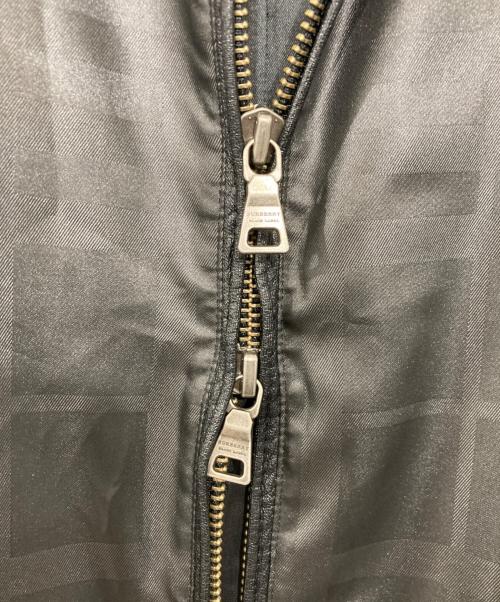 BURBERRY BLACK LABEL（バーバリーブラックレーベル）BURBERRY BLACK LABEL (バーバリーブラックレーベル) ダブルジップジャケット ブラック サイズ:Ｍの古着・服飾アイテム
