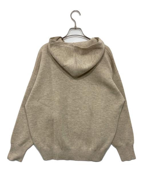 Noble（ノーブル）Noble (ノーブル) 接結タック編みフードプルオーバー ベージュ サイズ:－の古着・服飾アイテム