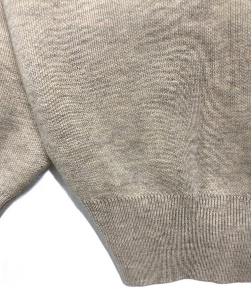 Noble（ノーブル）Noble (ノーブル) 接結タック編みフードプルオーバー ベージュ サイズ:－の古着・服飾アイテム