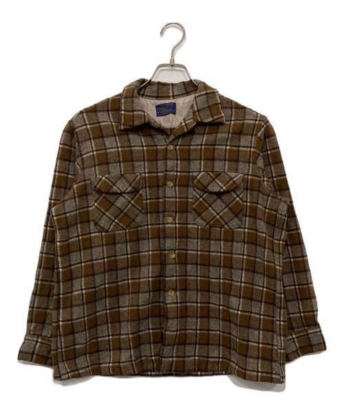 PENDLETON（ペンドルトン）PENDLETON (ペンドルトン) ボードシャツ ブラウン サイズ:XLの古着・服飾アイテム