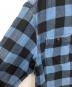 中古・古着 RRL (ダブルアールエル) Ron Herman (ロンハーマン) ブロックチェック ネルシャツ ブルー×ブラック サイズ:S：10000円
