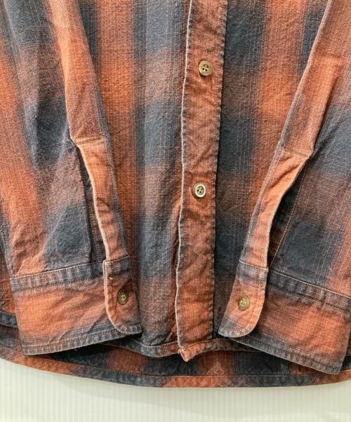 FULLCOUNT（フルカウント）FULLCOUNT (フルカウント) オンブレチェックシャツ レッド サイズ:36の古着・服飾アイテム