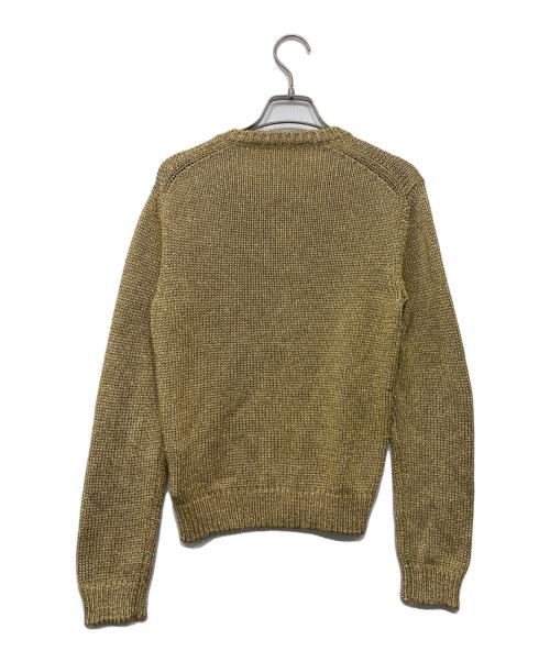 COMME des GARCONS COMME des GARCONS（コムデギャルソン コムデギャルソン）COMME des GARCONS COMME des GARCONS (コムデギャルソン コムデギャルソン) ゴールドラメカーディガン ゴールド サイズ:Sの古着・服飾アイテム