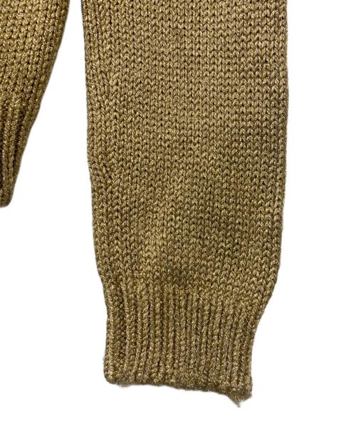 COMME des GARCONS COMME des GARCONS（コムデギャルソン コムデギャルソン）COMME des GARCONS COMME des GARCONS (コムデギャルソン コムデギャルソン) ゴールドラメカーディガン ゴールド サイズ:Sの古着・服飾アイテム