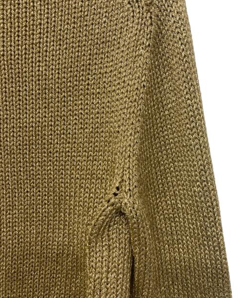 COMME des GARCONS COMME des GARCONS（コムデギャルソン コムデギャルソン）COMME des GARCONS COMME des GARCONS (コムデギャルソン コムデギャルソン) ゴールドラメカーディガン ゴールド サイズ:Sの古着・服飾アイテム