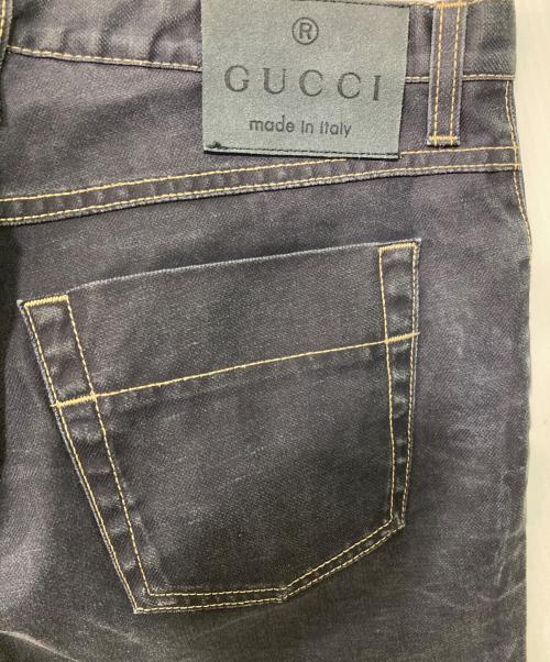GUCCI（グッチ）GUCCI (グッチ) ストレートデニムパンツ インディゴ サイズ:48の古着・服飾アイテム