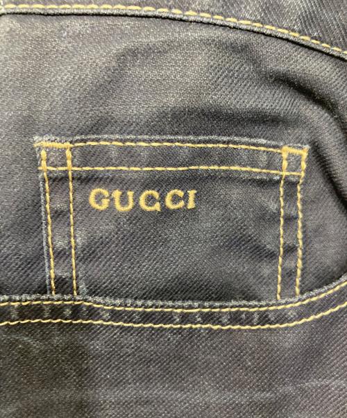 GUCCI（グッチ）GUCCI (グッチ) ストレートデニムパンツ インディゴ サイズ:48の古着・服飾アイテム