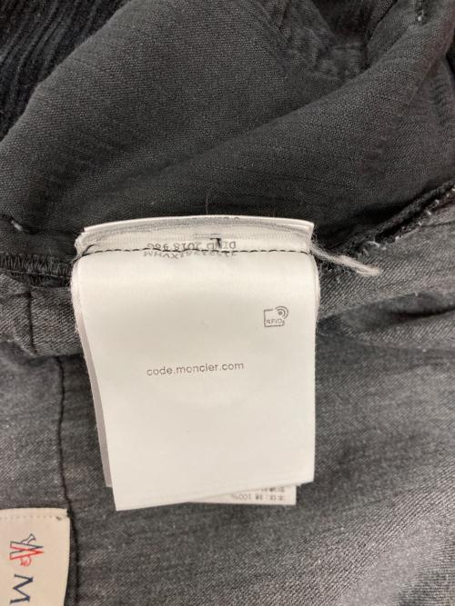 MONCLER（モンクレール）MONCLER (モンクレール) FRAGMENT Hiroshi Fujiwara コーデュロイパンツ ブラック サイズ:48の古着・服飾アイテム